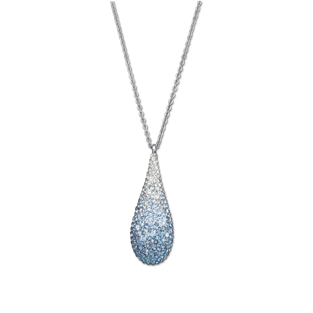 Swarovski Necklace Abstract Blue